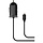 Mobiparts Autolader met Vaste Lightning Kabel - 2.4A - Zwart