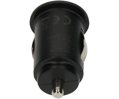 Quick & Easy Quick & Easy Dual USB Autolader 2.4A Zwart - 5 stuks