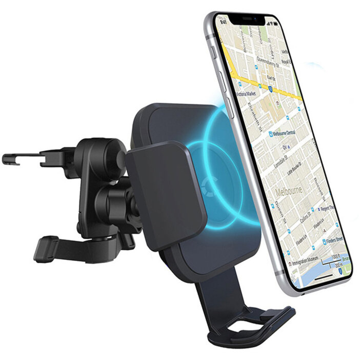 Cygnett Cygnett Race 10W Wireless Vent Car Charger + QC 3.0 Car Charger