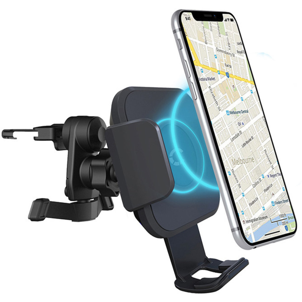Cygnett Cygnett Race 10W Wireless Vent Car Charger + QC 3.0 Car Charger