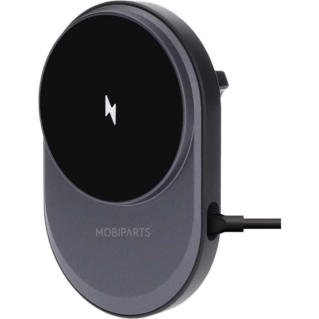 Mobiparts Mobiparts Magnetische Draadloze Autolader 15W Zwart V2 - Ventilatierooster