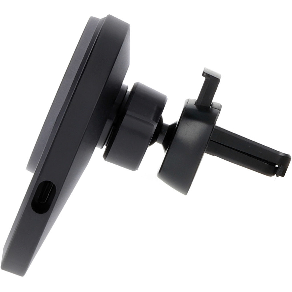 Mobiparts Mobiparts Magnetische Draadloze Autolader 15W Zwart V2 - Ventilatierooster
