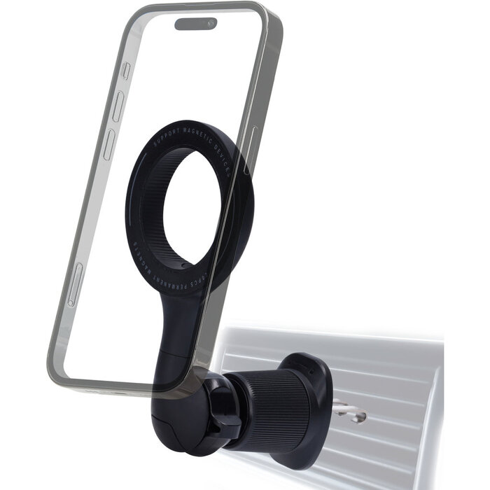 Mobiparts Mobiparts Magnetische Ventilatierooster Autohouder Zwart