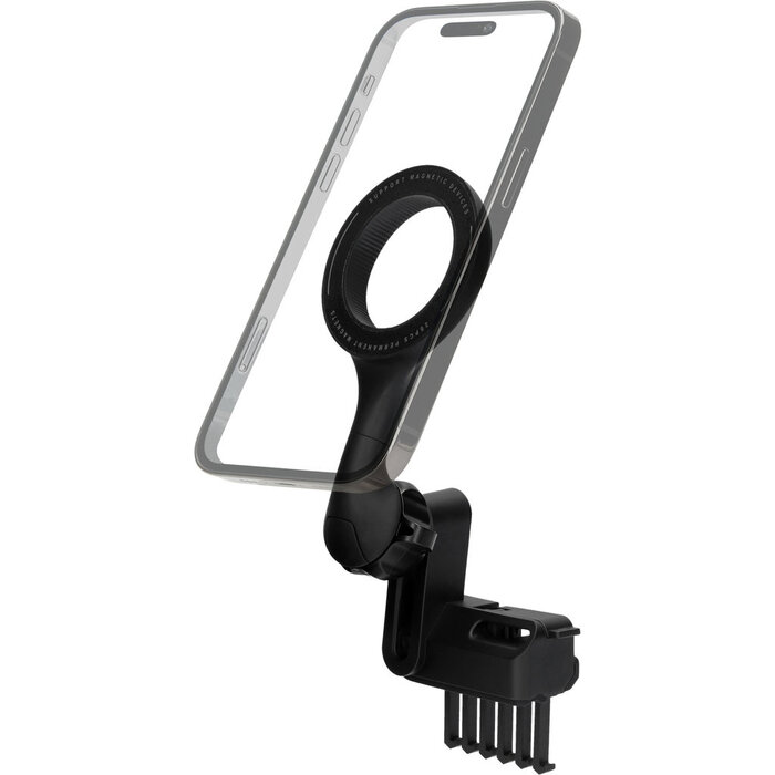 Mobiparts Mobiparts Magnetische Telefoonhouder voor Tesla Ventilatierooster - Zwart