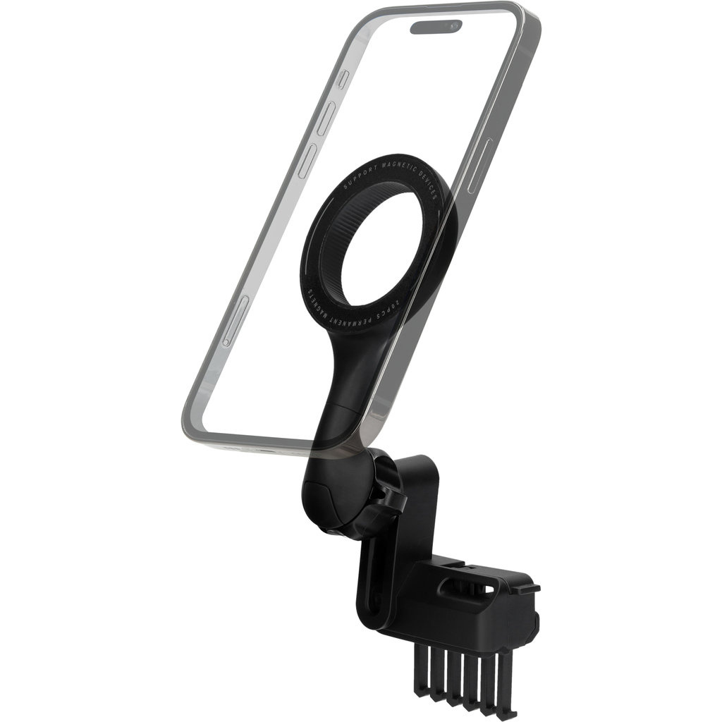 Mobiparts Mobiparts Magnetische Telefoonhouder voor Tesla Ventilatierooster - Zwart