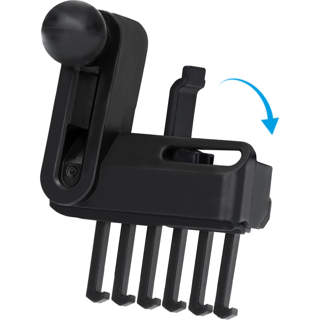 Mobiparts Mobiparts Magnetische Telefoonhouder voor Tesla Ventilatierooster - Zwart