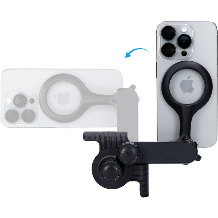 Mobiparts Mobiparts Magnetische Monitor Telefoonhouder voor Smartphone - Zwart
