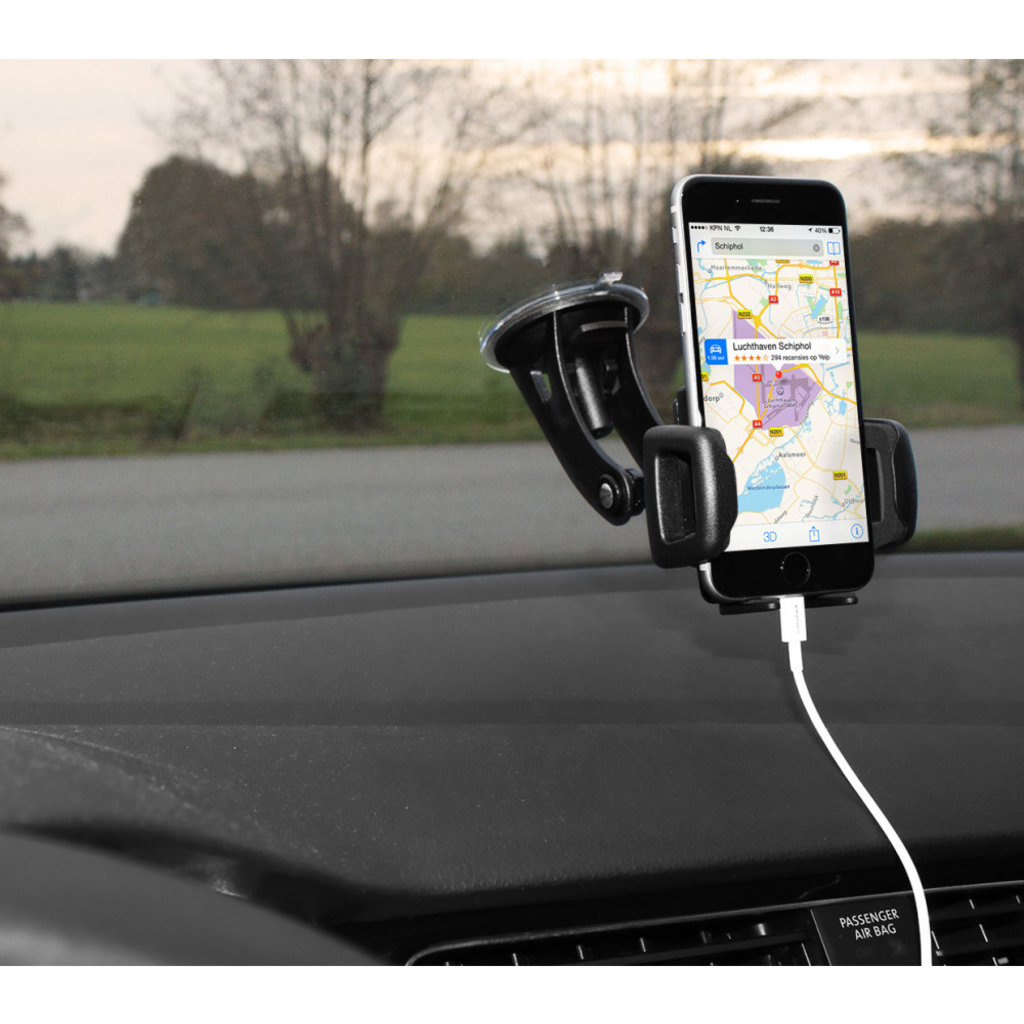 Mobiparts Mobiparts Universal Car Holder Pro - Universele Smartphone Autohouder