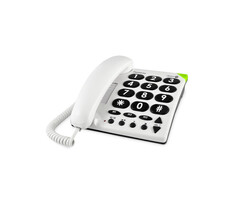Doro Doro PhoneEasy 311c Vaste Telefoon - Wit - Extra Grote Toetsen