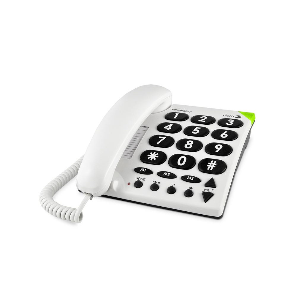Doro Doro PhoneEasy 311c Vaste Telefoon Wit - Extra Grote Toetsen
