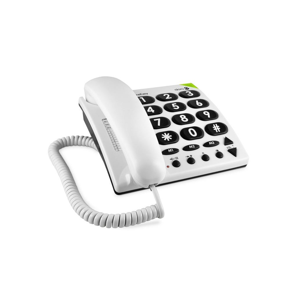 Doro Doro PhoneEasy 311c Vaste Telefoon Wit - Extra Grote Toetsen