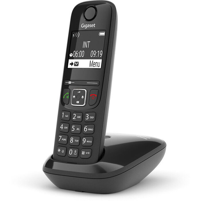 Gigaset Gigaset AS690 Dect Telefoon - Basisstation met Handset - Zwart