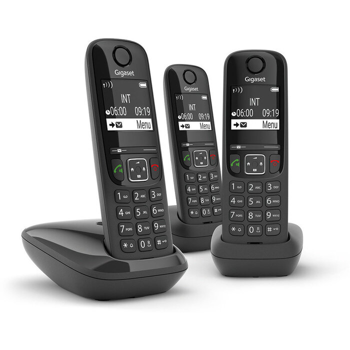Gigaset Gigaset AS690 Trio DECT-telefoon met 3 handsets