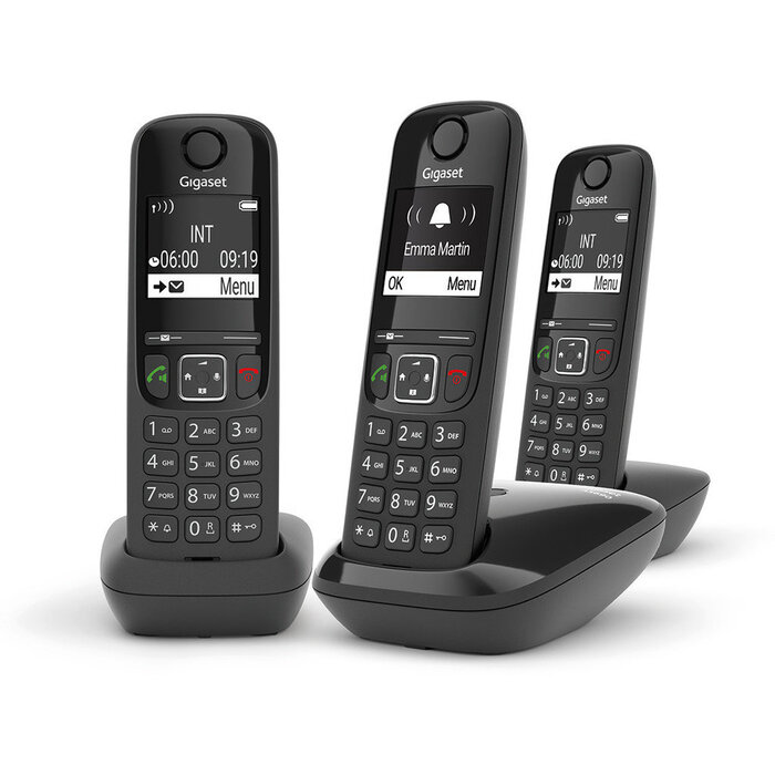 Gigaset Gigaset AS690 Trio DECT-telefoon met 3 handsets