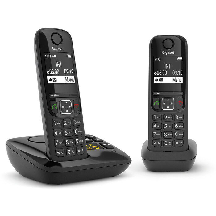 Gigaset Gigaset AS690A Duo Dect-telefoon met antwoordapparaat - 2 handsets