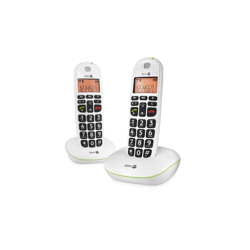 Doro Doro PhoneEasy 100w Duo DECT-Telefoonset - Wit