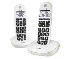 Doro Doro PhoneEasy 110 Duo DECT-Telefoonset - Gebruiksvriendelijk met 2 Handsets