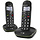 Doro PhoneEasy 110 Duo DECT-Telefoonset - Extra luid & grote toetsen - Zwart