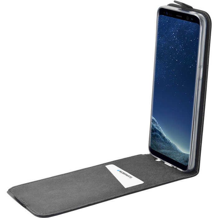 Mobiparts Mobiparts Premium Flip TPU Case voor Samsung Galaxy S8 - Zwart