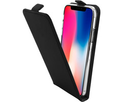 Mobiparts Mobiparts Premium Flip TPU Case voor Apple iPhone X / XS - Zwart