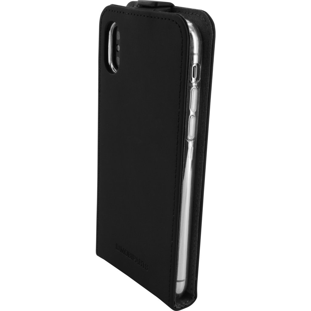 Mobiparts Mobiparts Premium Flip TPU Case voor iPhone X / XS - Zwart