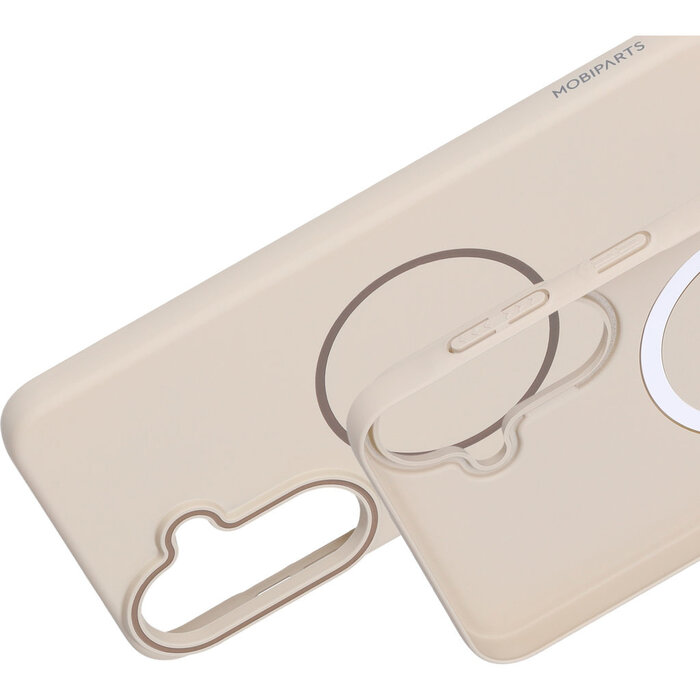 Mobiparts Mobiparts Slim Line Case Samsung Galaxy A37 (MagSafe Compatible) Off White