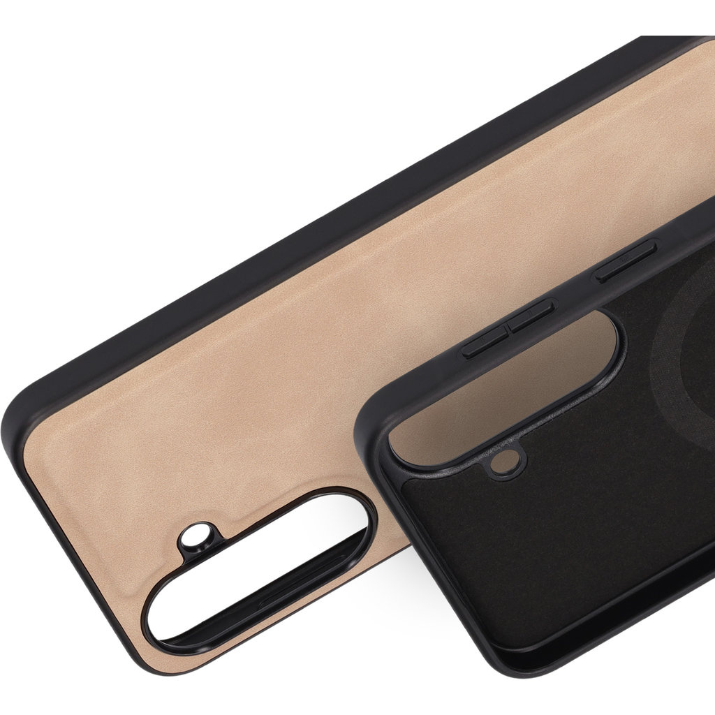 Mobiparts Mobiparts Classic Backcover voor Samsung Galaxy A37 - MagSafe - Moonstone Beige