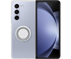 Samsung Samsung Galaxy Z Fold5 Clear Gadget Case - Transparant met Grip & Standaard