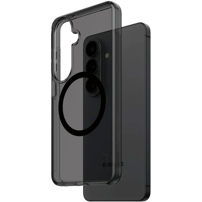 CARE by PanzerGlass CARE by PanzerGlass Urban Explorer Case Smokey w. Black Qi Samsung Galaxy S26