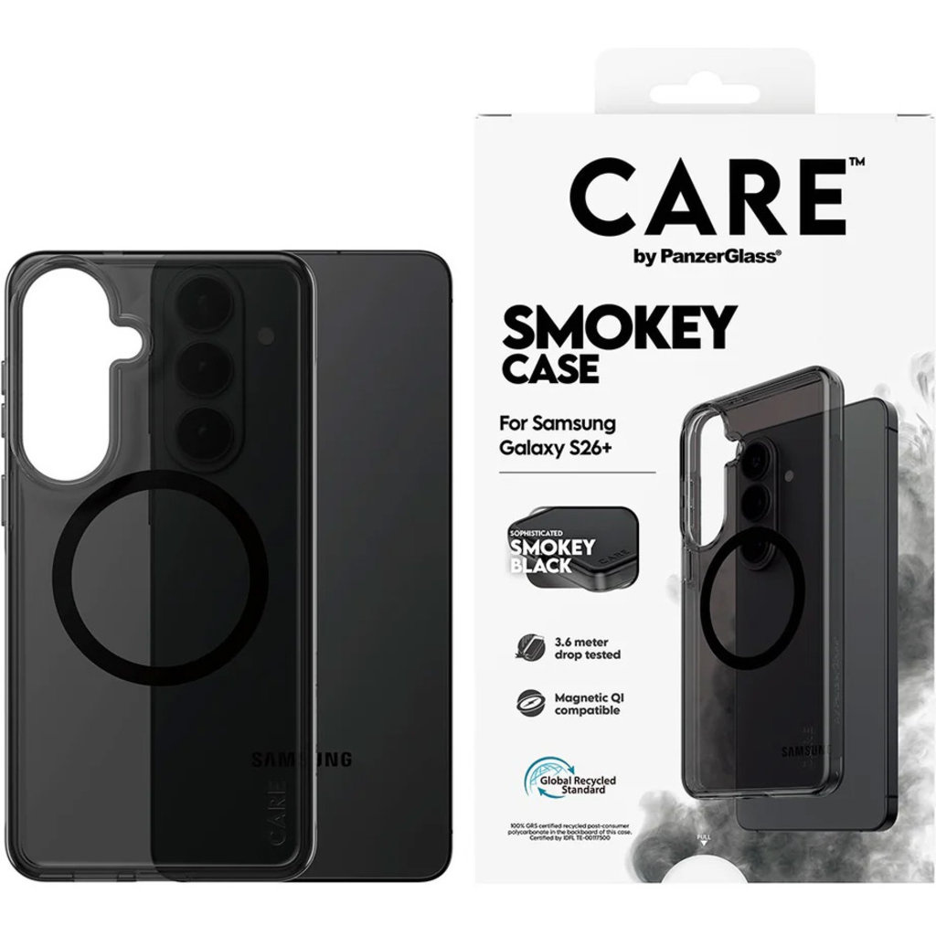 CARE by PanzerGlass PanzerGlass Urban Explorer Case voor Samsung Galaxy S26 Plus - Smokey Black