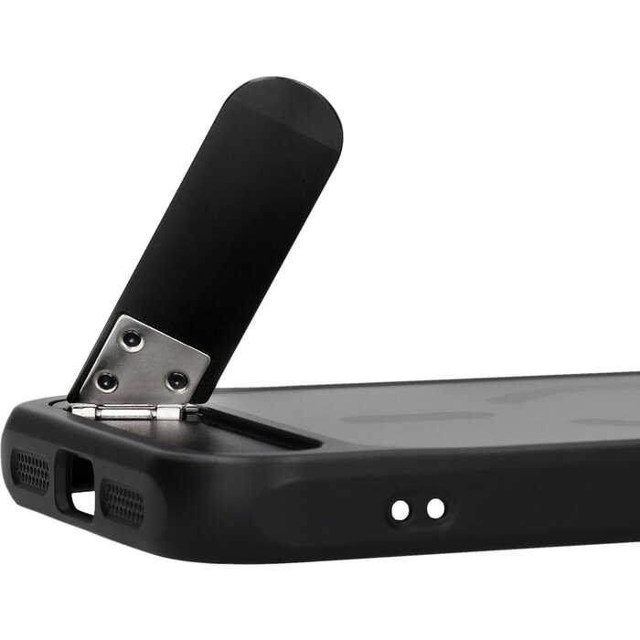 Mobiparts Mobiparts Hardcover voor iPhone 16 - MagSafe met Standaard - Zwart