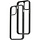 Mobiparts Rugged Clear Case Apple iPhone 12 Mini - Zwart