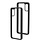 Mobiparts Rugged Clear Case voor Samsung Galaxy A41 - Zwart