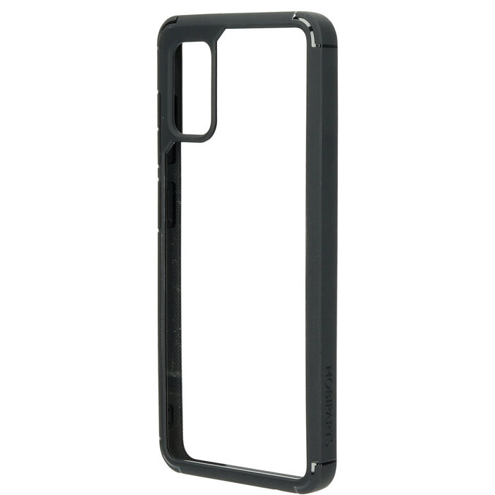 Mobiparts Mobiparts Rugged Clear Case voor Samsung Galaxy A41 - Zwart