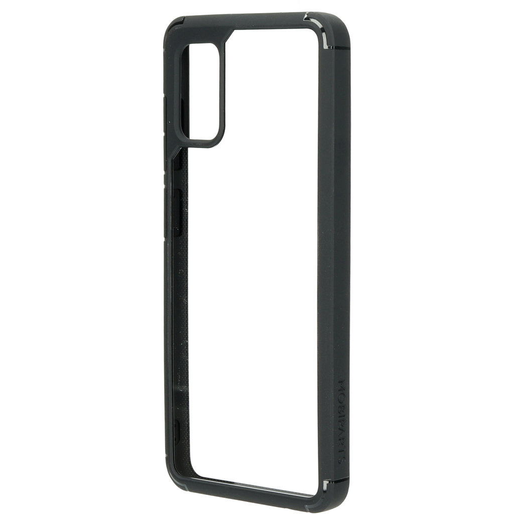 Mobiparts Mobiparts Rugged Clear Case voor Samsung Galaxy A41 - Zwart