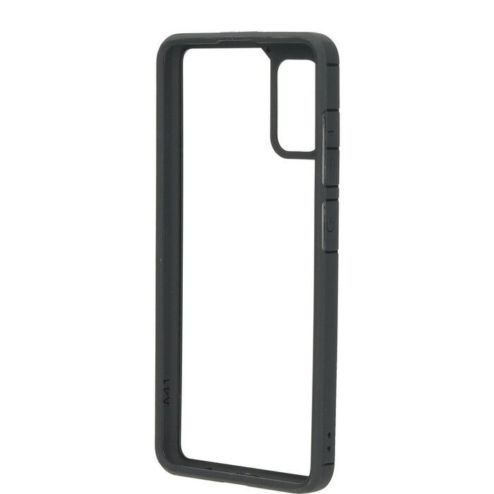 Mobiparts Mobiparts Rugged Clear Case voor Samsung Galaxy A41 - Zwart