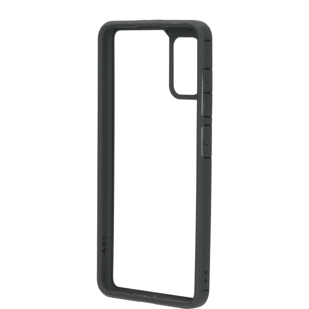 Mobiparts Mobiparts Rugged Clear Case voor Samsung Galaxy A41 - Zwart