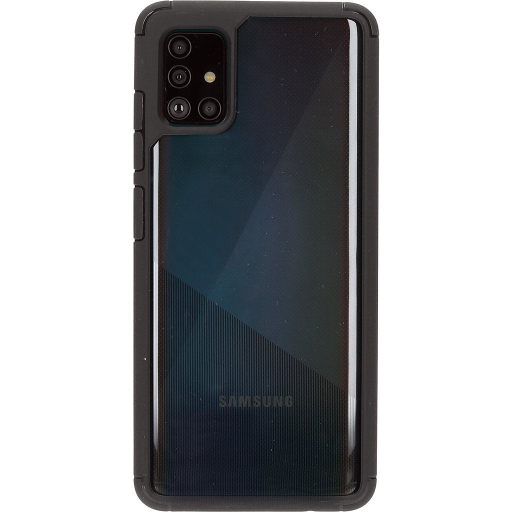 Mobiparts Mobiparts Rugged Clear Case voor Samsung Galaxy A51 (2020) - Zwart