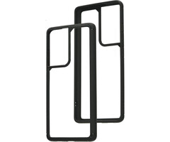 Mobiparts Mobiparts Rugged Clear Case voor Samsung Galaxy S21 Ultra - Zwart