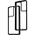 Mobiparts Rugged Clear Case voor Samsung Galaxy S21 Ultra - Zwart