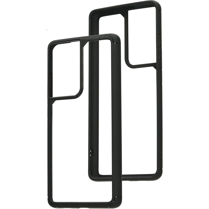 Mobiparts Mobiparts Rugged Clear Case voor Samsung Galaxy S21 Ultra - Zwart