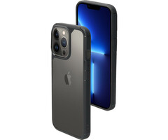 Mobiparts Mobiparts Rugged Clear Case voor Apple iPhone 13 Pro - Zwart (Bulk)