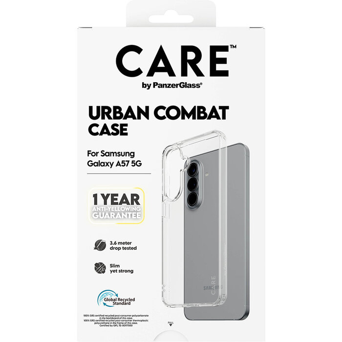 CARE by PanzerGlass PanzerGlass Urban Combat Case Samsung Galaxy A57 5G Transparant
