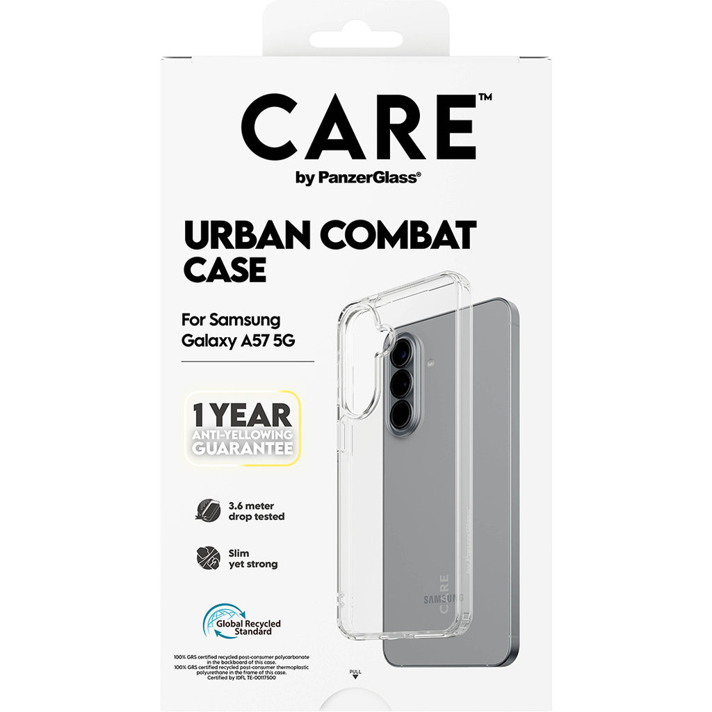 CARE by PanzerGlass PanzerGlass Urban Combat Case Samsung Galaxy A57 5G Transparant, foto 3 van 5