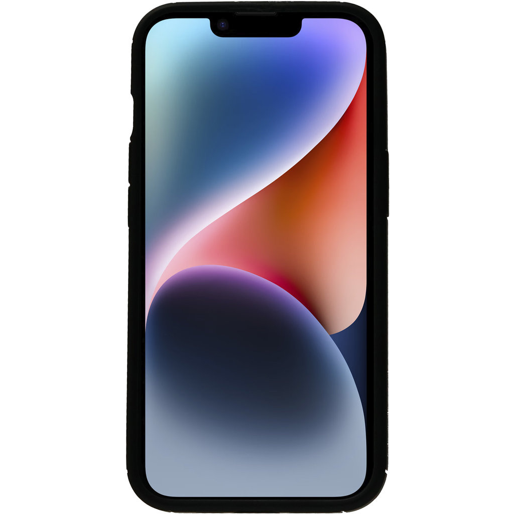 Mobiparts Mobiparts Rugged Clear Case voor iPhone 14 - Zwart