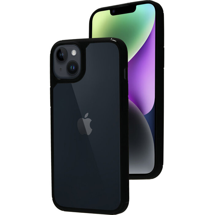 Mobiparts Mobiparts Rugged Clear Case voor Apple iPhone 14 Plus - Zwart