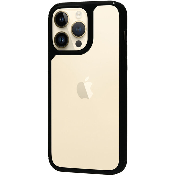 Mobiparts Mobiparts Rugged Clear Case voor Apple iPhone 14 Pro Max - Transparant/Zwart
