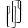 Mobiparts Rugged Clear Case voor Samsung Galaxy S23 - Zwart