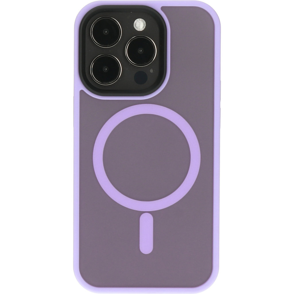 Mobiparts Mobiparts MagSafe Hardcover voor iPhone 14 Pro - Satin Lila