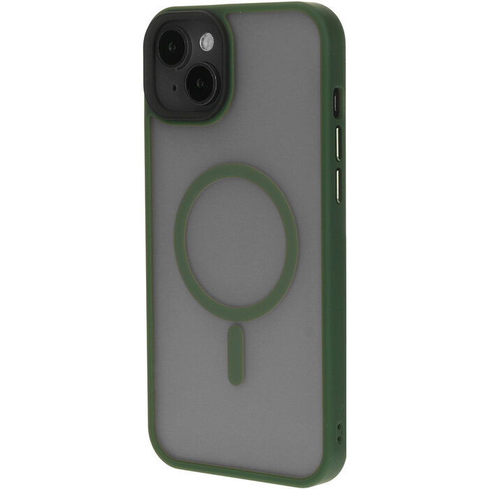 Mobiparts Mobiparts Hardcover voor iPhone 14 Plus - MagSafe Compatibel - Satin Green